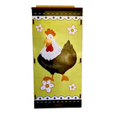 1 Puxa Saco Galinha Sacolas Sacos Plasticos Enfeite Parede