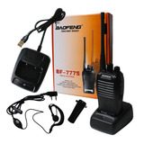 1 Rádio Profissional Ht Baofeng 777s Carregador Veicular Usb