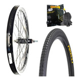 1 Roda Aero 26x1 1 2 Barra Forte Completo 1 Pneu 1 câmara