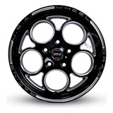 1 Roda Weld Magnum Aro 17 4x100 5x114 unidade Cor Preto Diamante 5x114