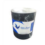 1 Rolo Cadarço Sarjado Preto 3008 8mm C 50 Metros