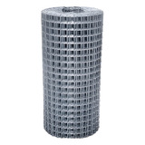 1 Rolo De 25m Tela Soldada Malha 5x5 Fio 1 65mm Altura 1m
