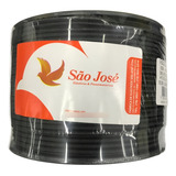 1 Rolo Elástico São Jose Colombe Roliço 3mm Preto C 100 Mts