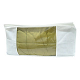 1 Saco Organizador Multiuso Porta Edredom Coberta King Cor Branco