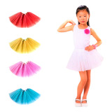 1 Saia Tule Tutu Infantil Crianças