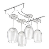 1 Suporte De Taças De Vinho Armário Prateleira Aco Inox