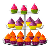 1 suporte Prato Porta Doces Bolo Cupcakes Lindo E Resistente