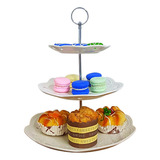 1 suporte Prato Porta Doces Bolo Cupcakes Lindo Resistente