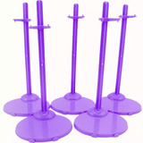 1 Suporte Roxo Para Boneca Barbie Susi Pedestal