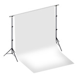 1 Tecido 3x2 Branco Suporte Fundo Infinito Fotografia Foto