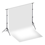 1 Tecido 3x2 Branco Suporte Fundo Infinito Fotografia Foto