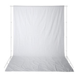 1 Tecido 3x7 Branco Fundo Infinito Estudio Fotográfico Foto