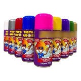 1 Tinta Temporário Spray Colorido Para Cabelos Várias Cores