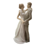 1 Topo De Bolo Porcelana Noivinhos Casamento Decoração