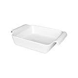1 Travessa Para Lasanha Oxford Cookware Refratárias Branco 25 5X19 5X6 5Cm