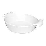 1 Travessa Redonda Oxford Cookware Refratárias Branco 32X8Cm