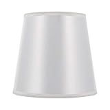 1 Unidade Abajur De Tecido Abajur De Barril De Teto Abajures De Tecido Abajur De Pano Simples Abajur De Vime Capa De Lustre Abajur Doméstico Moderno Em Forma De Sino Escudo Branco