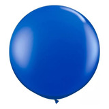 1 Unidade Balão Bexiga Extra Big 35 Pol  81cm    Cores Cor Azul Royal
