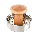 1 Unidade Máquina De Hambúrguer Molde Para Hambúrguer Ferramenta De Churrasco De Cozinha Antiaderente Molde De Cozinha Moldes Antiaderentes Máquina Formadora Carne De Madeira