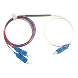 1 Unidade Splitter Fibra Óptico Desbalanceado 1x2 Sc upc C Tres Ondas Nf 