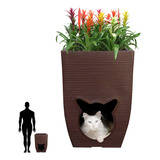 1 Vaso Casa Gato Natural Water Petisco Arranhador 60x40