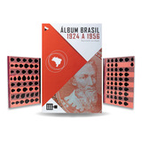 1 X Álbum De Moedas Brasileiras 1924 A 1956