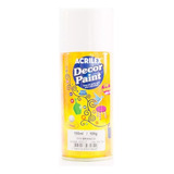 1 X Tinta Spray Isopor Base Água Decor Acrilex 150ml Branca