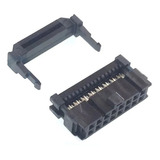 10- Pç Conector Idc Latch Femea 20 Vias P/ Flat - Fc20 