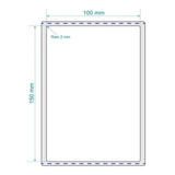 10.000 Etiquetas Térmicas 10x15 - Formato Resma De Qualidade Cor Branco