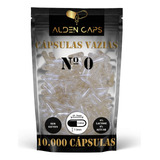 10 000 Cápsulas Vazias De Gelatina Incolor N 0 500mg 