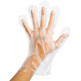 10 000 Luvas Plásticas Descartaveis Transparente Manicure Nf