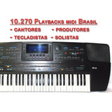10.270 Playbacks Midi Para Teclado Roland - Estilos Diversos