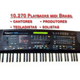 10.270 Playbacks Midi Para Teclado Roland