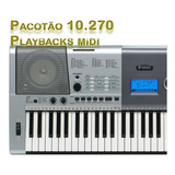 10.270 Playbacks Midis Para Teclado Yamaha - Estilos Diverso
