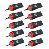 10 Adaptador Leitor Gravador De Cartão De Memoria Sd Card