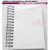 10 Agenda Sublimática Wire-o Pet Sublimaçao Diária 14x20cm