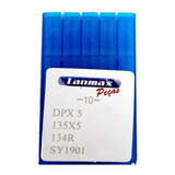 10 Agulhas Lanmax Dpx5 Cabo Grossso Maquina Reta Industrial