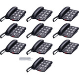 10 Aparelho Telefone Com Fio Intelbras Tok Facil Mesa Parede