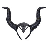 10 Arco Chifre Malévola Fantasia Halloween Carnaval Atacado