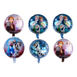 10 Balão Bexiga Metalizado Decoração Frozen,
