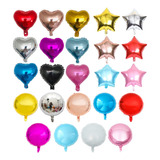 10 Balão Metalizado 10 Polegadas 22cm