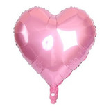 10 Balão Metalizado Coração 10 Polegadas 22cm 