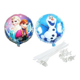 10 Balão Metalizado Frozen/ Olaf