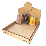 10 Bandeja Mdf Expositor Disco Brownie Palha Doce Genitori