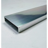 10 Barras Tubo Aluminio Retangular 2 X 1/2 X 1/16 Com 1 Mt
