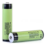 10 Baterias 18650 Panasonic 3.7v Para Lanterna Tática Led