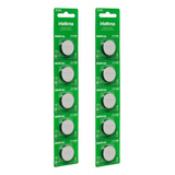 10 Baterias Pilhas Litio P/ Relogio 3v Cr 2450 Intelbras