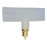 10 Bebedouro Automático Niple De Metal Aves + Conexão T 