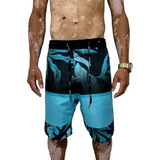 10 Bermudas Surf Adulto Estampadas Tactel Moda Praia