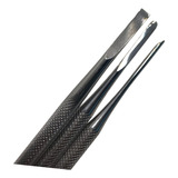 10 Bisturi P/ Podólogo Kit C/ 3pcs - 207 , 209 E Formão 254